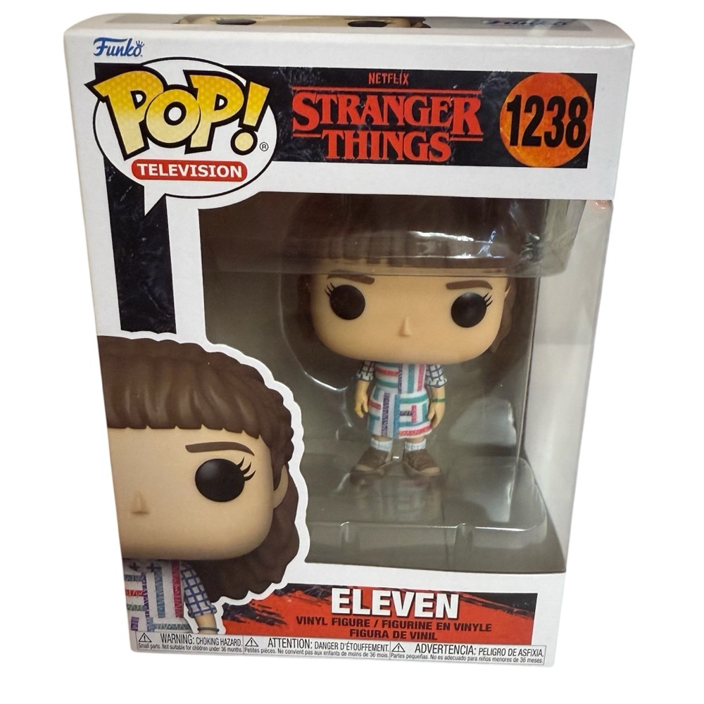 STRANGER THINGS FUNKO POP 1238 Eleven Vinyl Figure